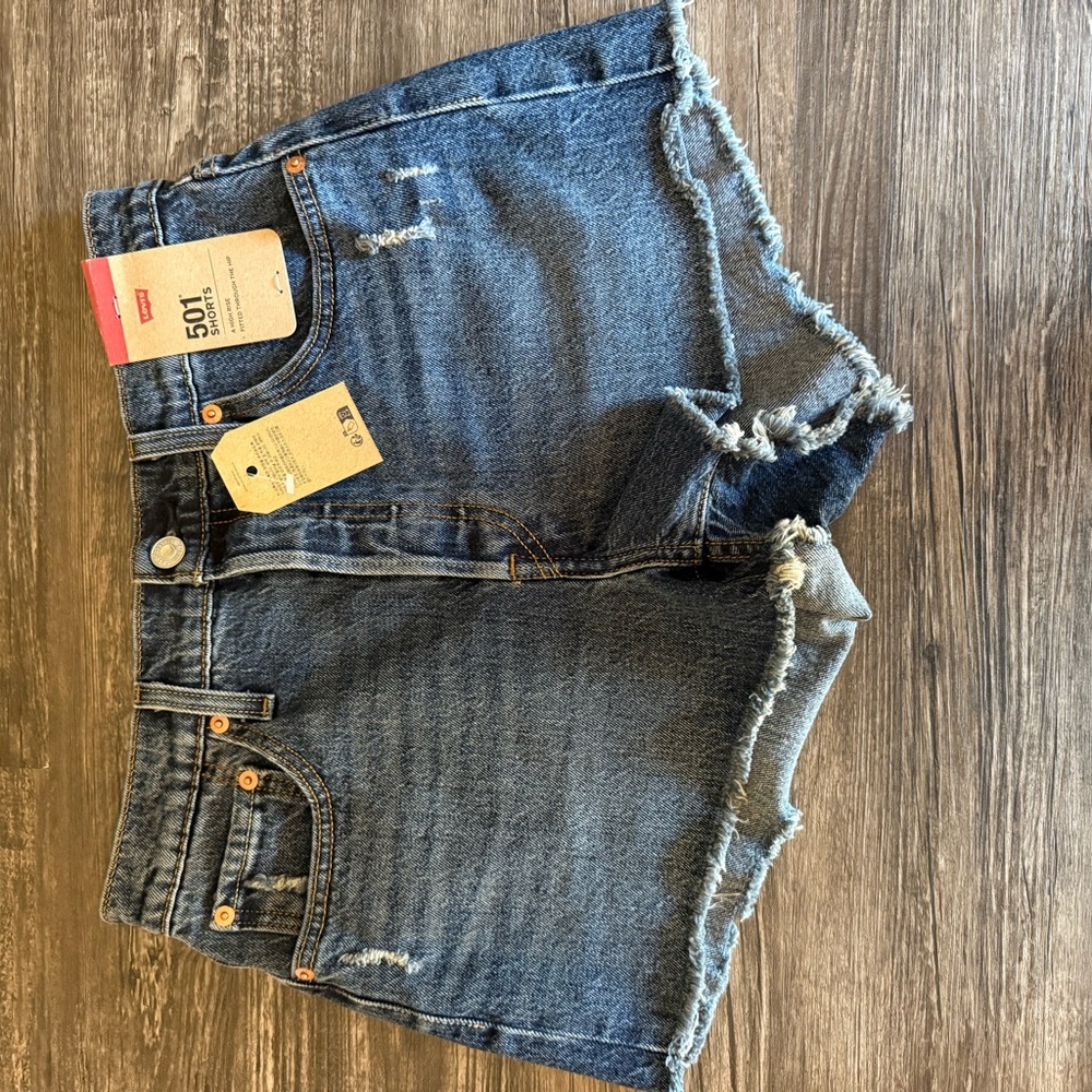 Levi's 501 denim jean shorts